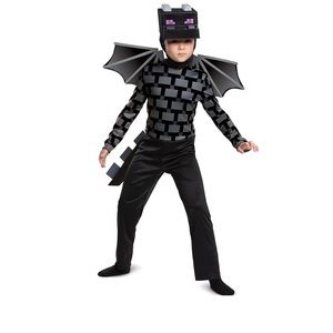Halloween Child Costumes Disguise Ender Dragon Minecraft Size Medium 8-10